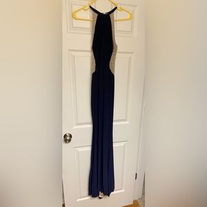Navy blue size 2 gown